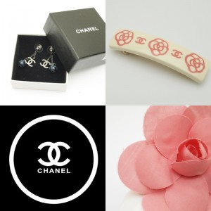 シャネルピアスバレッタコサージュ　CHANEL