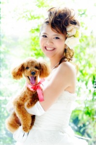 愛犬と一緒の結婚式2