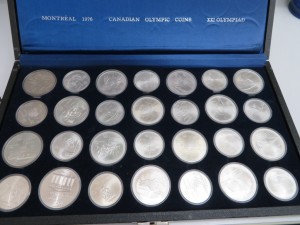 カナダ　1976年モントリオールオリンピック銀貨をお買取りさせて頂きました。　