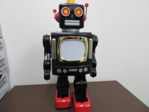 ブリキのおもちゃ　メタルハウステレビロボット　稼働中