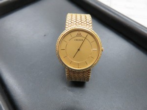 K18 セイコークレドール　紳士腕時計をお買取りさせて頂きました。