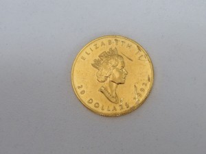 本日はメイプル金貨をお買取りさせて頂きました。