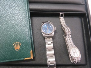 高級時計ローレックス・K18WGウオッサムレディース腕時計をお買取りさせて頂きました。
