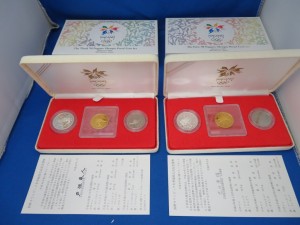 長野オリンピック記念貨幣 3種セットをお買取させて頂きました。