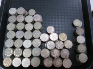 沢山の100円銀貨　稲穂・鳳凰・オリンピックをお買取りをさせて頂きました。