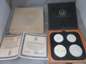 本日はモントリオールオリンピック記念銀貨セットをお買取りさせて頂きました。