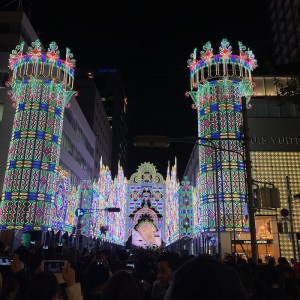 神戸のルミナリエ、点灯式