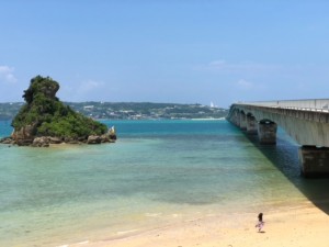 沖縄の海と言えば古宇利島