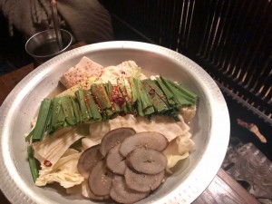 京都の美味しいモツ鍋のお店で女子会