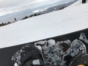 箱館山スキー場でボードをしてきました