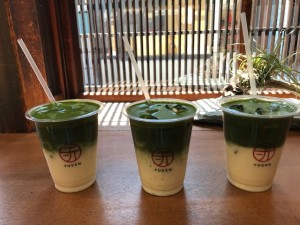 京都の絶品抹茶ラテ