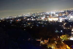 箕面温泉から大阪の景色を一望できる夜景スポット
