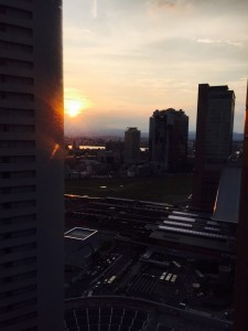 ある日のマルビルからの夕焼けの写真です( ^ω^ )