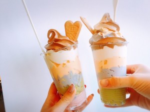北海道小樽の北一硝子さんの奥にあるソフトクリームはまさにインスタ映え！