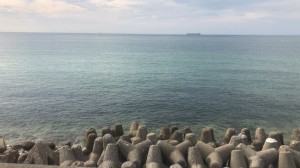 淡路島の海の景色を楽しみました