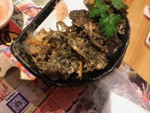 沖縄料理人気ランキング上位のもずくの天ぷら