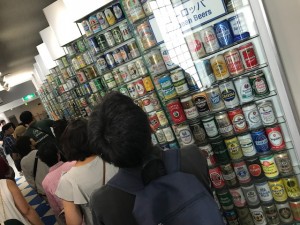 世界の缶ビールのコレクション