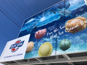 沖縄県育ちのブルーシールのアイスクリーム